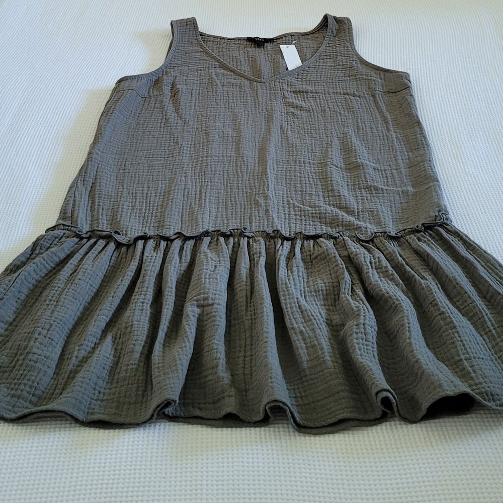 ✨️HP✨️ DREW Sage Colored Tank Dress - NWT - Picture 10 of 13